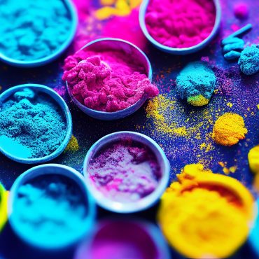 colorful holi paint powder explosion festival background